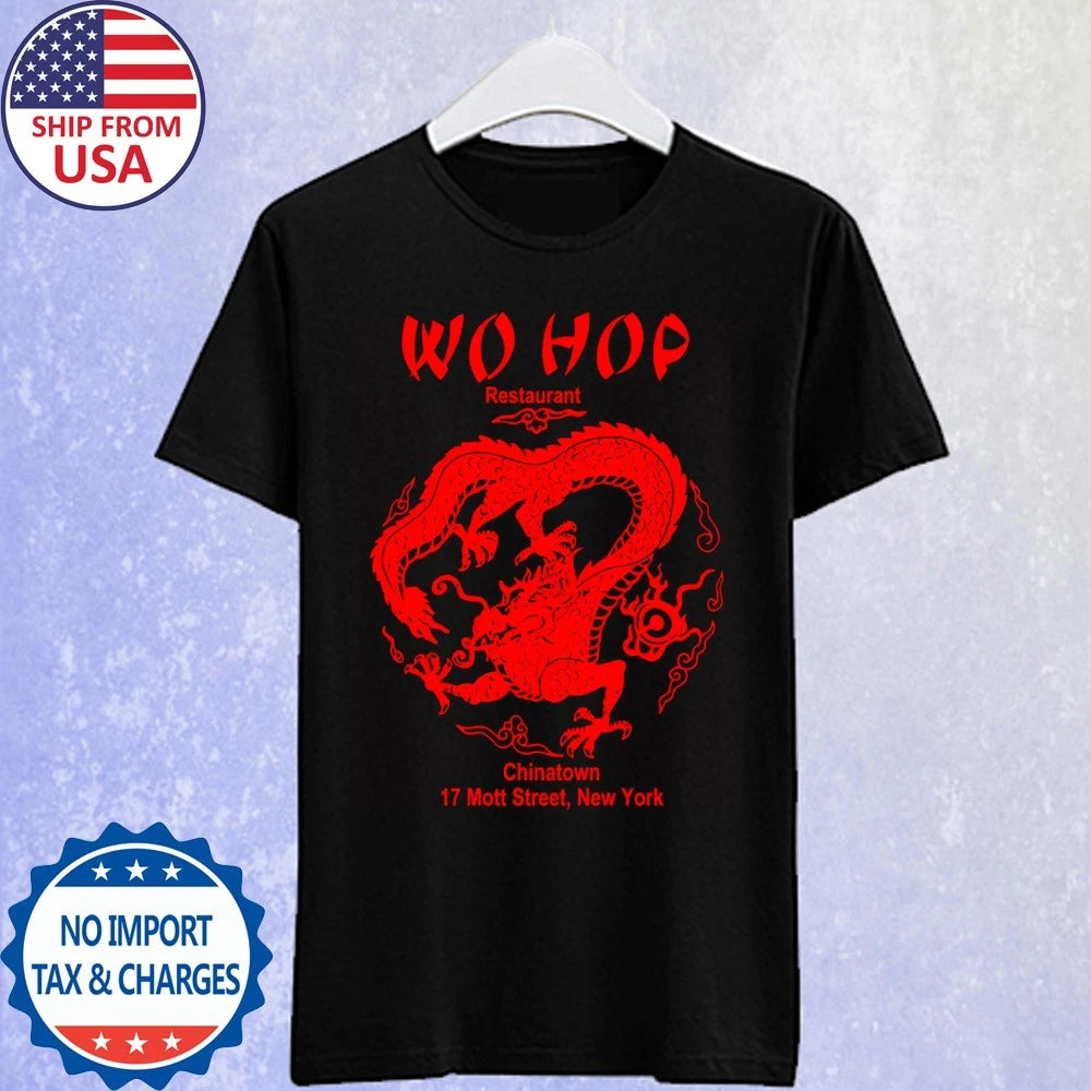 Wo Hop Restaurant Chinatown Men's Size S-5XL