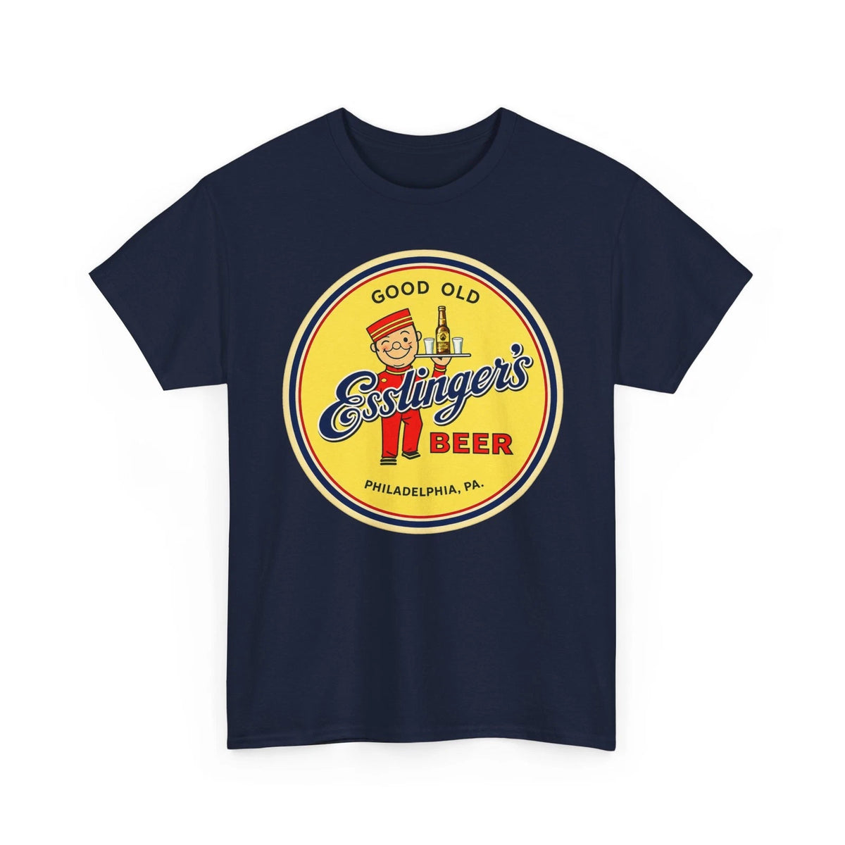 Good Old Esslinger's Beer Philadelphia PA Brewery Retro Breweriana T-Shirt
