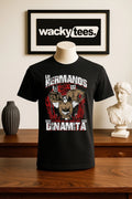 Lucha Libre Los Hermanos Dinamita Wrestling Style Graphic Tee Shirt
