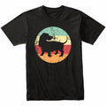 Retro Basset Hound Dog Breed Icon T-Shirt - Retro Colors