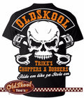 Oldskool Chopper Bobber Classic Biker BSA Vintage AJS Trike Indian T Shirt S-5XL