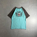 Burberry Black Label Raglan Short Sleeve T-Shirt Y2K Archive M Japan