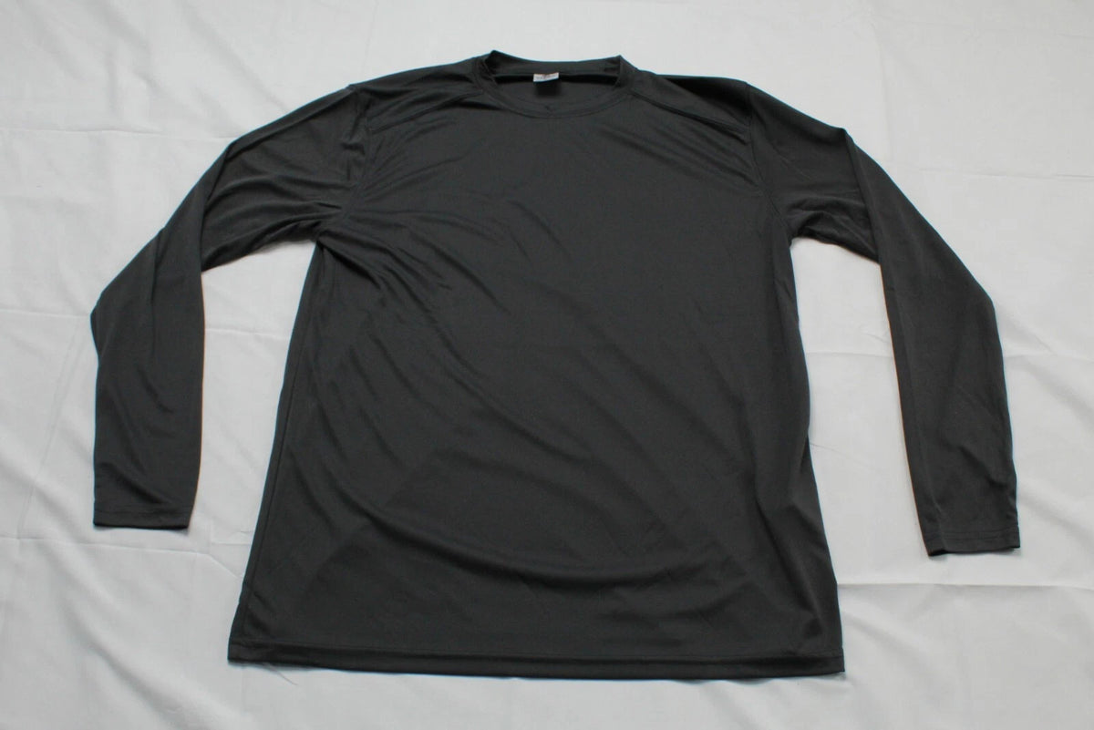 Vapor Apparel Men's Solar Repreve L/S Shirt JQ2 Carbon Sizes Medium-Large