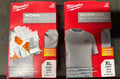 2- Packs Milwaukee Workskin 414G-XL Lightweight Performance Tee Shirt Gray