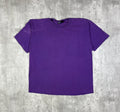 Vintage Blank Purple Pocket T-Shirt 90s size M