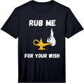 Funny Genie Lamp Rub Me Wishes Aladin Costume Performance T-Shirt