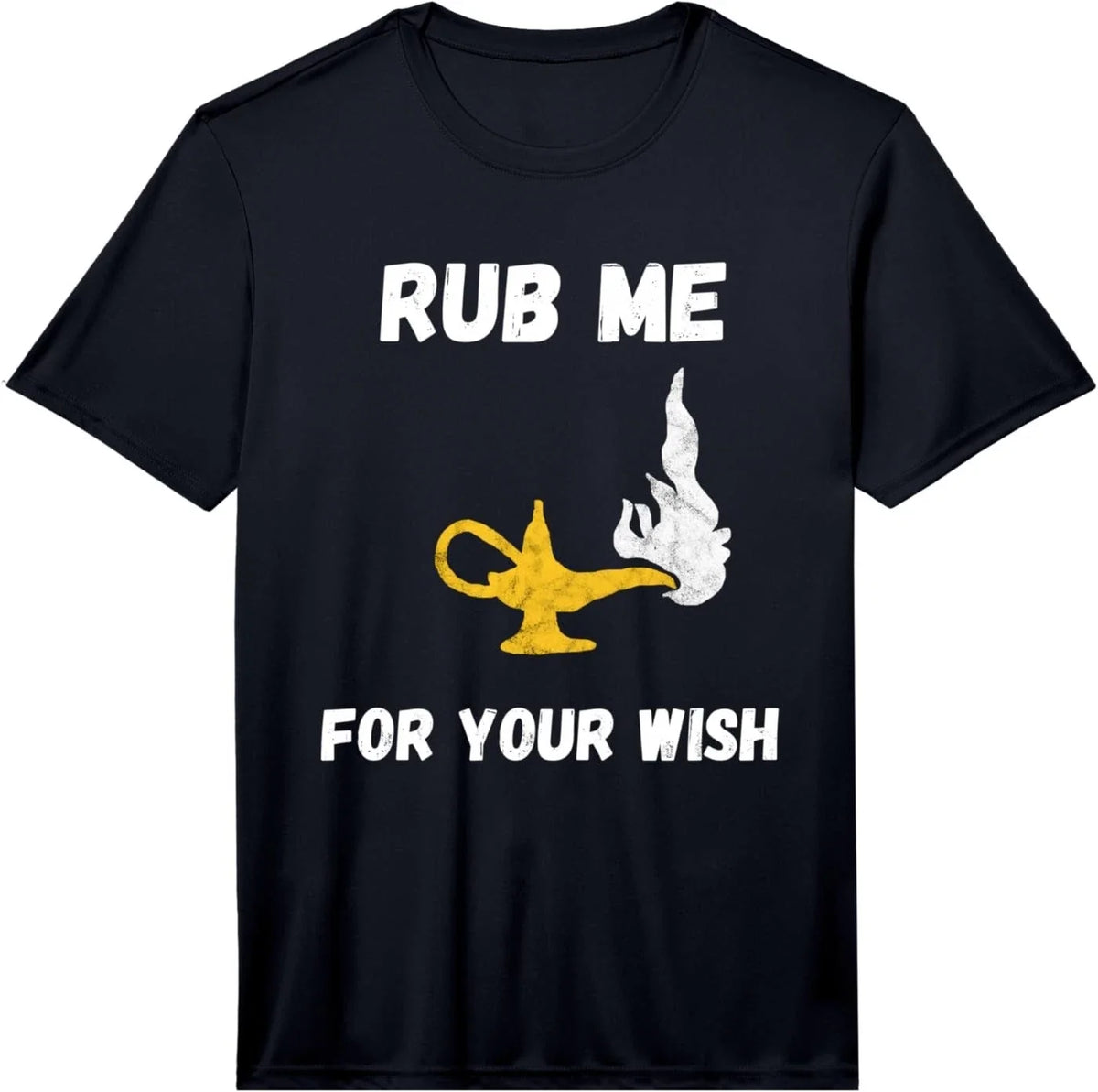 Funny Genie Lamp Rub Me Wishes Aladin Costume Performance T-Shirt