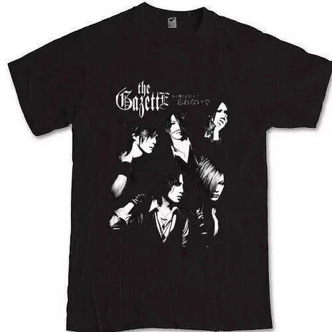 The Gazette Gazetto t-shirt Japanese visual kei cotton tee Unisex T-Shirt S-5XL