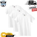 Gildan 2000  (3-pack) White Ultra/Heavy Cotton Short Sleeve Blank T-Shirt S-3XL