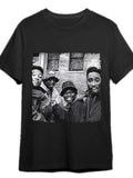 Juice t-shirt funny Men's short sleeve printed T-shirt series, black PR, Casual