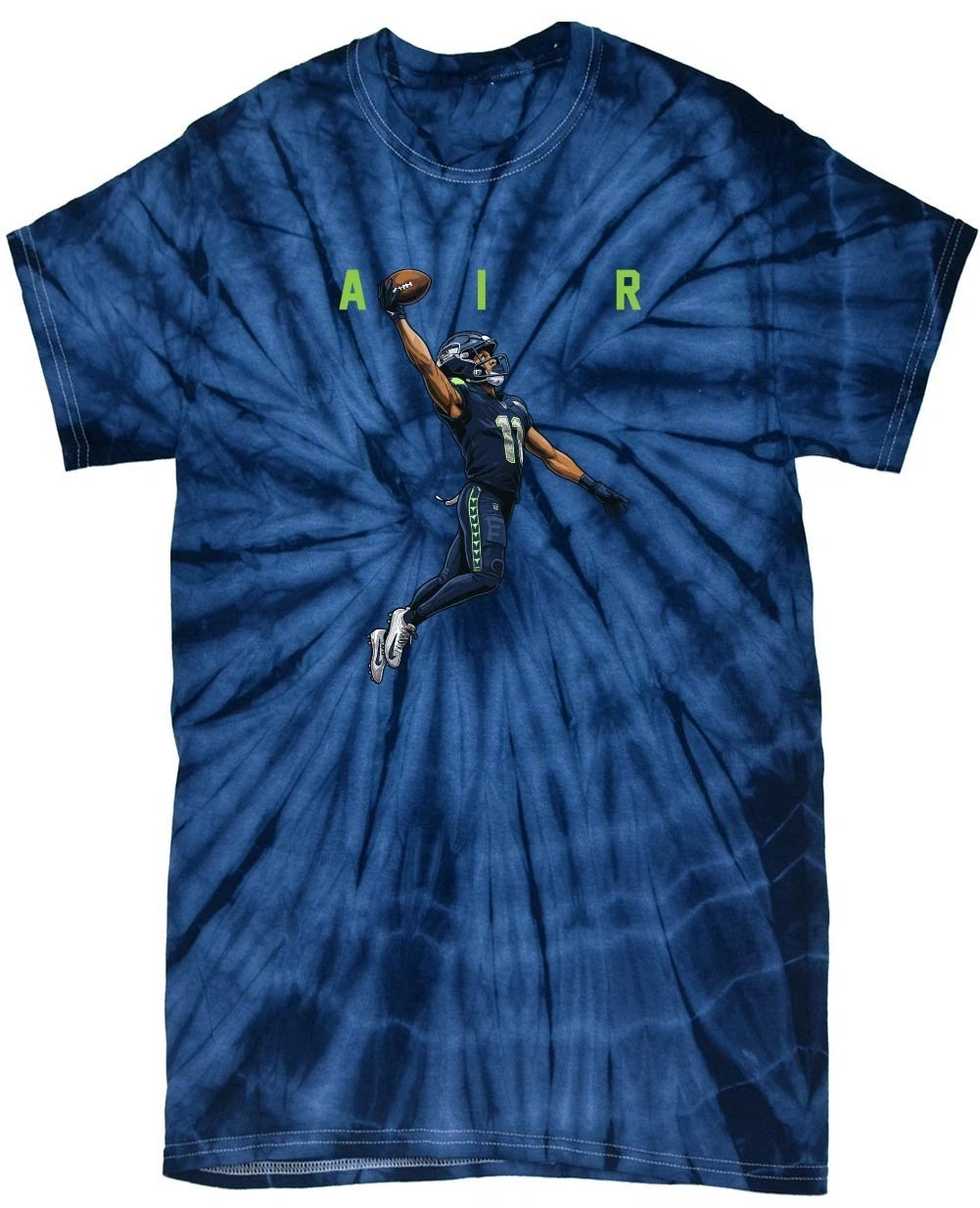 Jaxon Smith Njigba JSN AIR Seahawks TIE DYE Shirt T-Shirt