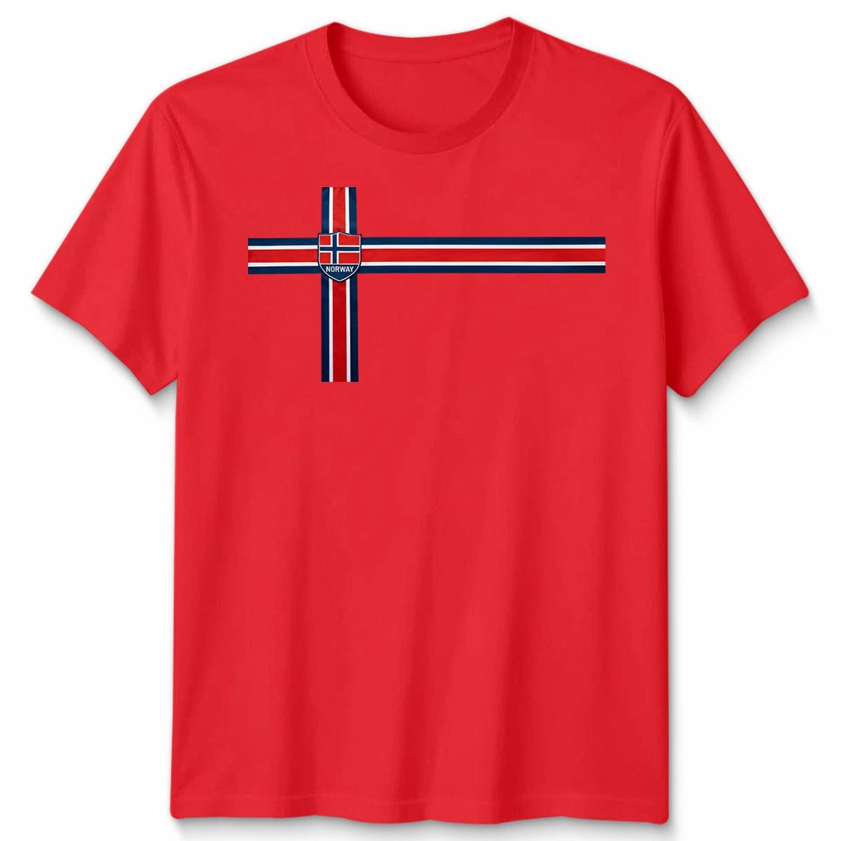 Retro Norway Unisex Tshirt Football Supporter Tee For Men Guys Dad Brother Fan
