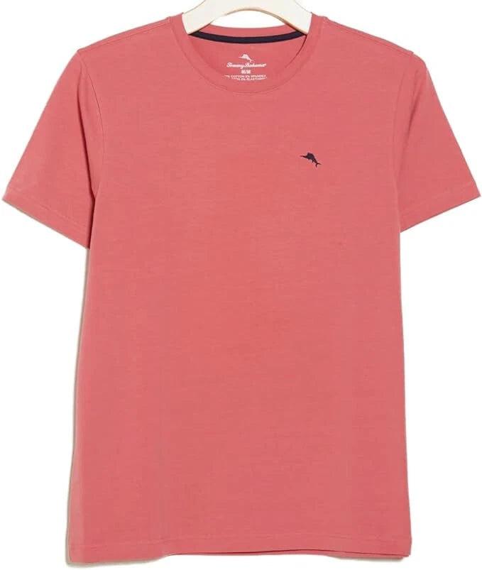 Tommy Bahama Short Sleeve Crew Neck Top, Rose STP, Large