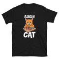 Kawaii Sushi Cat Eating Fastest Food T-shirt