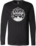 Support Wildlife Raise Boys Nature Quote Parenting Humor Mom Gift  T-Shirt