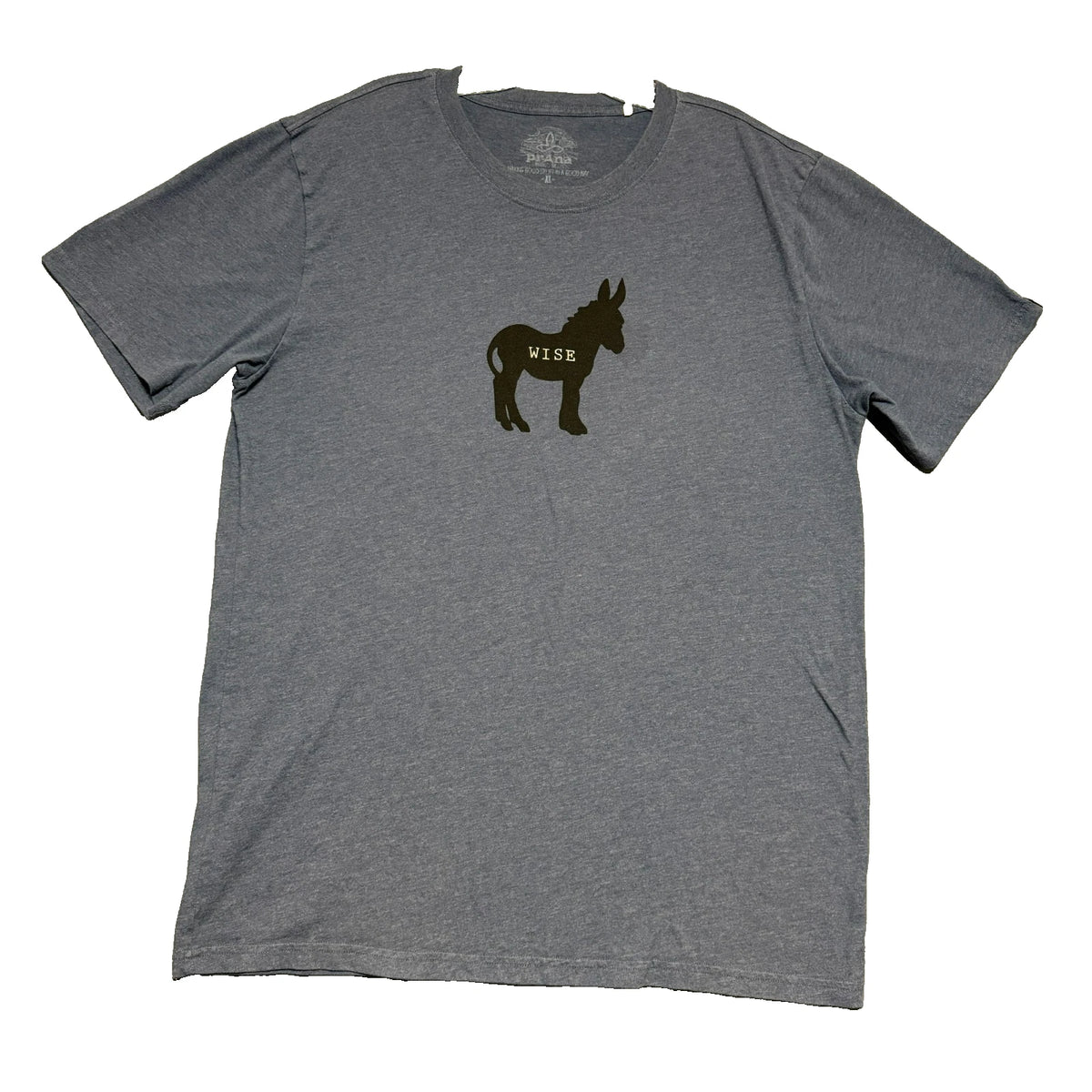 Prana Wise Donkey T-Shirt Mens XL Gorpcore Hiking Outdoor Novelty Granola Boy