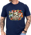 World Soccer 2026 Shirt, 2026 Cup USA Canada Mexico Adults Tshirt