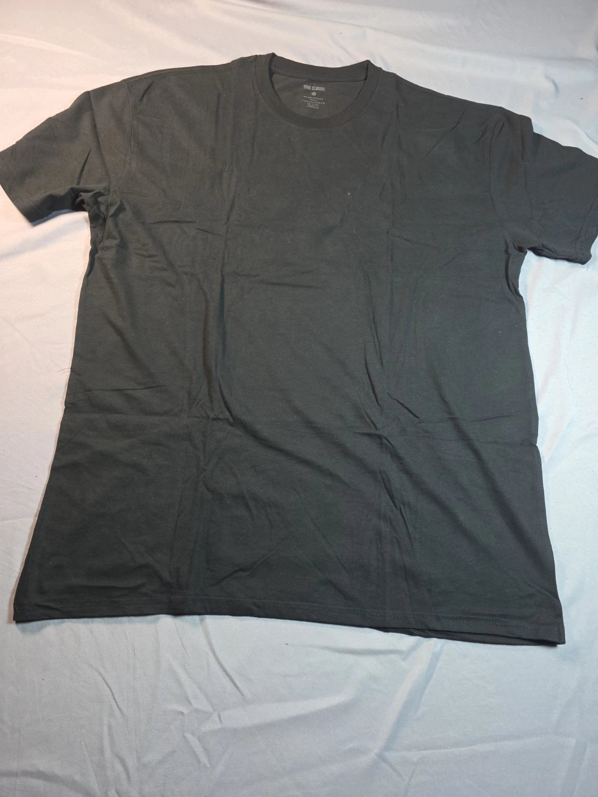 True Classic Crew Neck T Shirt Mens BLACK XL
