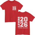 Personalised Class of 2026 Leavers T-Shirt Custom Name School Leavers Gift Top