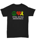 Spina Bifida Awareness Shirt Gift for Spina Bifida Warrior I Wear Yellow Survior