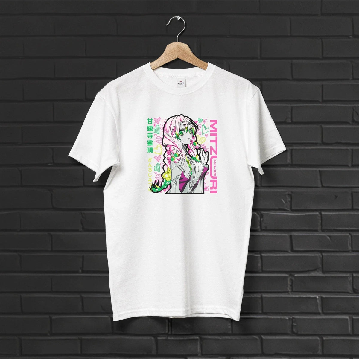 Mitsuri Kanroji Love Hashira Anime T-Shirt Unisex Graphic Tee