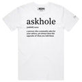 VOICEART Askhole Funny Wordplay Memes T-Shirt with Premium Graphic Design