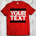 Custom Run DMC YOUR TEXT HIP HOP CUSTOM Tee For DJ - Perfect 80s Gift