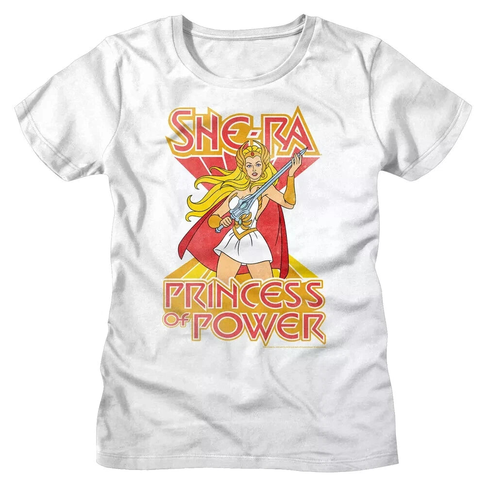 SHE-RA PRINCESS OF POWER T-SHIRT Retro Style MOTU He-Man 80's Cartoon NEW