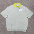 PS PAUL SMITH Mens Pullover SS Polo T Shirt Cotton XL  Mint Yellow BNWT RRP £195