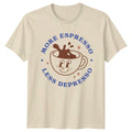More Espresso Less Depresso T-Shirt Coffee Lover Graphic Tee