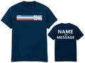 Personalised 80th Birthday T Shirt 1946 Men Vintage Turning 80 Custom Gift Him