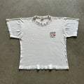 Vintage 90s Whoop Ass Beer Shirt Size Medium White Jamaica No Problem
