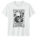 I Wanna Be Nice But Everyone T-Shirt Gothic Skull Attitude Humor
