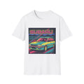 Retro Subaru Unisex Softstyle T-Shirt, Vintage Car Tee, Classic Auto Shirt, Cool
