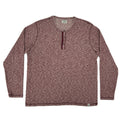 Lucky Brand Shirt Mens XL Red Heather Long Sleeve Henley