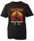 Personalised Your Name The Dadalorian This is The Way T-Shirt Father's Day Funny