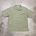 Vintage Utility Y2k Yellow plaid button up shirt large