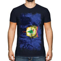 Vermont State Men's Grunge Flag T-Shirt Vermonter Shirt Jersey Gift