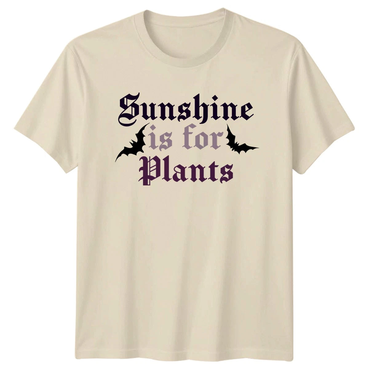 Sunshine Is For Plants T-Shirt Gothic Plant Indoor Birthday Gift For Him And Her