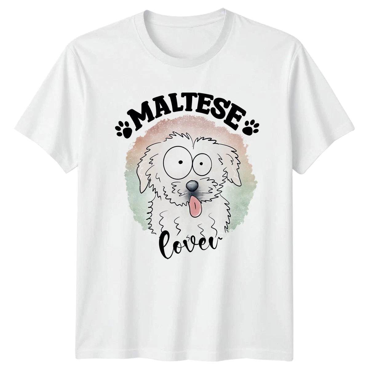 Maltese Lover T-Shirt Dog Breed Pet Birthday Gift For Him And Her