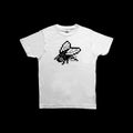 Space Invader Art Pixel Fly White Silkscreen T-Shirt 2020 Size MEDIUM NEW