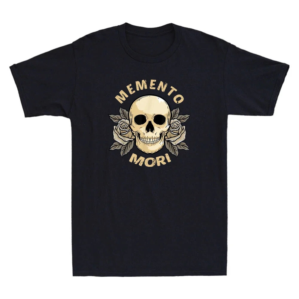Memento Mori Stoic Mortality Stoicism Philosophy Funny Quote Cool Men's T-Shirt