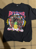 Rolling Loud 2021 Revenge Double Sided Cartoon Rap Shirt Size Large Made In USA