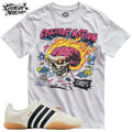 Shirt To Match Ballerina White Black Gum Unisex Tee Skull Shirt