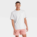 All in Motion Men's Relaxed Fit Soft Stretch T Shirt White Size XL NWT