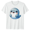 Cute Baby Seal Marine Animals Tee Shirt Unisex Graphic Top