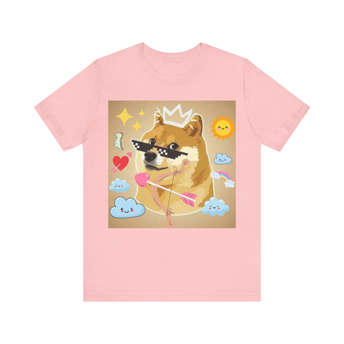 Cupid Dog Meme T-Shirt for Men and Women