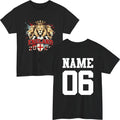 Personalised England Tournament 2026 T-Shirt Custom Name Number Football Fan Top