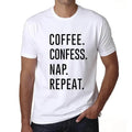ULTRABASIC men's t-shirt coffee confess nap rehearsal coffee confess nap