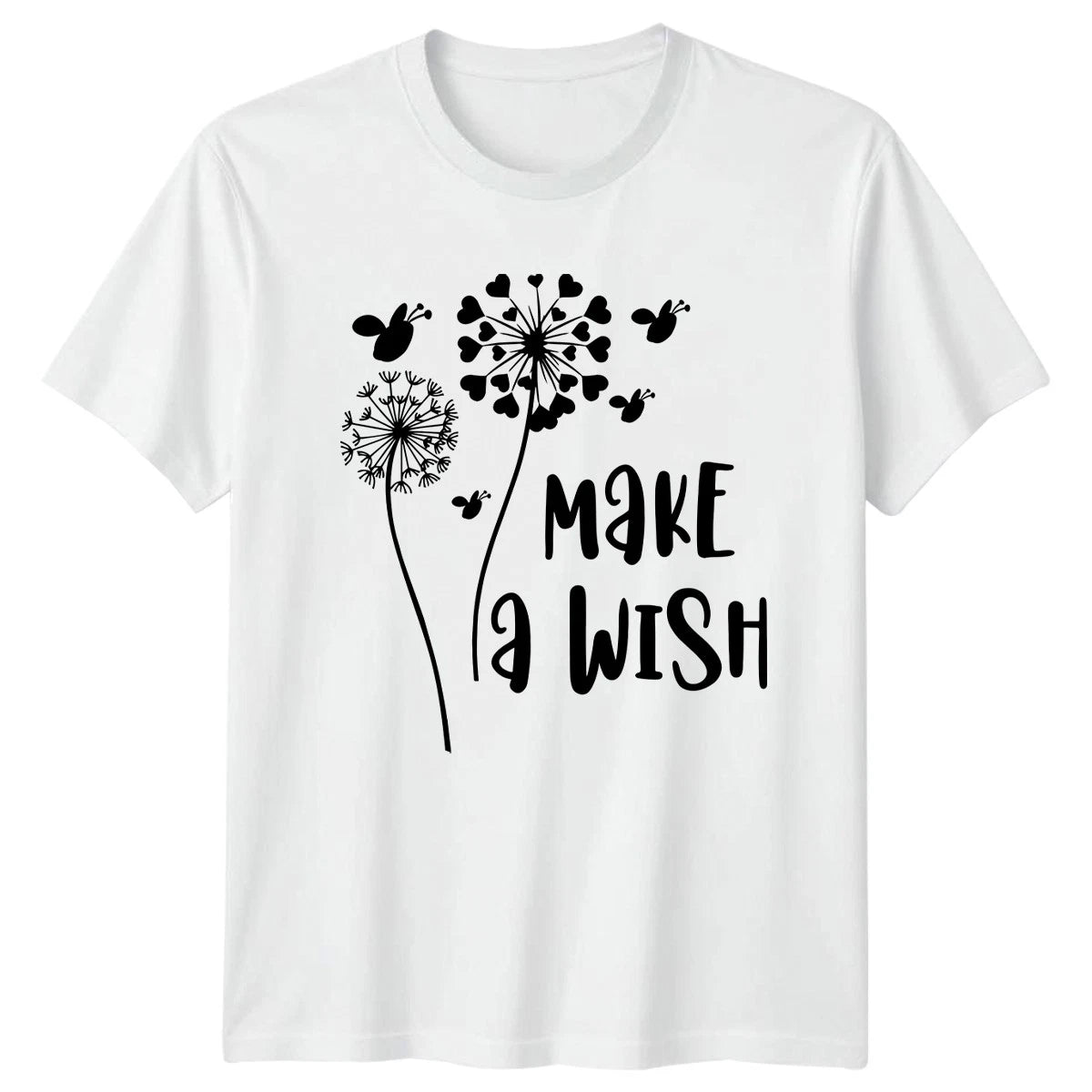 Make A Wish T-Shirt Nature Motivation Inspirational Birthday Gift For Him Her
